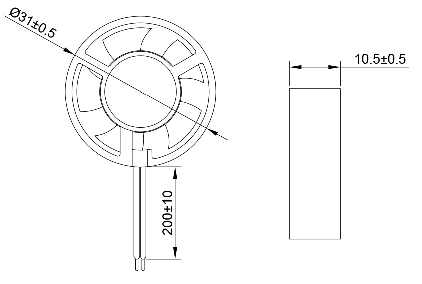 MFD3010R Dimensions
